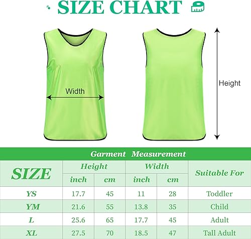 TopTie (prezzo/pezzo) Gilet da allenamento personalizzati Scrimmage bavaglini da calcio per adulti - Ysert