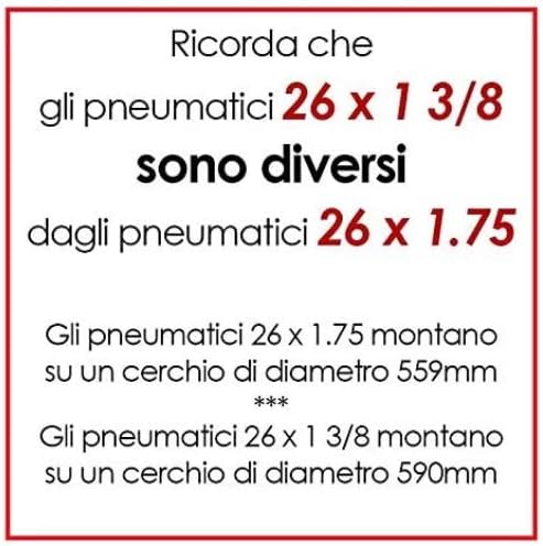 2 COPERTONI KENDA 26 X 1 3/8 (37-590) + CAMERE D’ARIA PNEUMATICI STRADALI BIANCONERI CITYBIKE VINTAGE - Ysert
