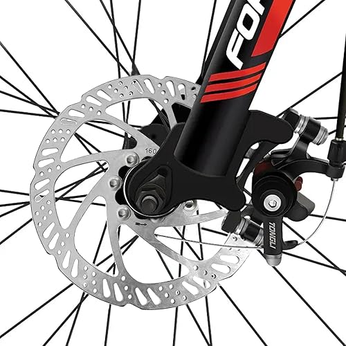 ANBOO Dischi Freno Bicicletta, 2 Pezzi Freno a Disco 160mm, Disco Freno per Freni a 6 fori, Acciaio Inossidabile, con 12 Bulloni - Ysert