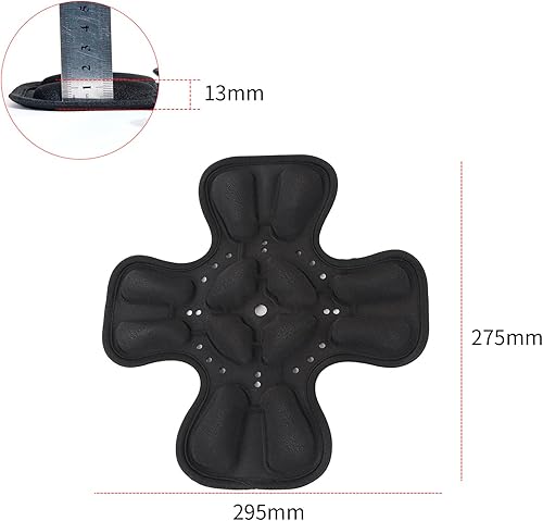 Imbottitura in schiuma per casco Klanata, imbottitura per moto Acouoto con vestibilità universale e protezione della testa a 360°, dotata di assorbimento degli urti con tasca - Ysert
