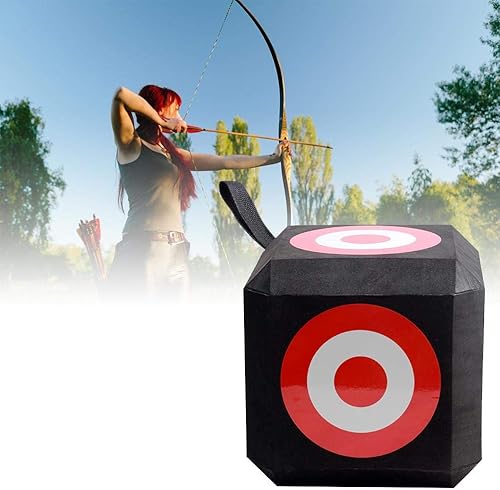 Dadi Tiro con L'Arco, Tiro con L'Arco Dadi 3D Tiro con L'Arco Dadi Bersaglio, Dadi riutilizzabili in Schiuma di tiro con L'Arco per la Caccia Esercizio di Allenamento - Ysert