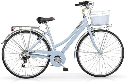 Central, Bicicletta da Trekking Donna, Blu (Azzurro A25), 28' - Ysert