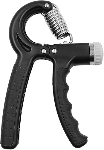 2 amplificatori per impugnatura da 10 a 60 kg, resistenza regolabile, impugnatura per avambraccio, impugnatura antiscivolo, per uomini, donne, atleti, musicisti, polsi, nero - Ysert