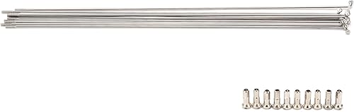 220mm/245mm/270mm Raggi della Bici in Acciaio Inox 14G J Bend Raggi della Bicicletta con Capezzoli per Bici da Strada Mountain Downhill Bike - Ysert