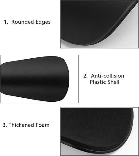 4pcs Mini Football Shin Pads, Parastinchi Calcio Professionali, Equipaggiamento Protettivo per Uomo, Donna, Bambini, Ragazzi, Ragazze, Ideale per Calcio e Altri Sport - Ysert