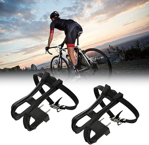 DONGKER Clip Pedali Bici,1 Paio Cinghie Pedale per Bicicletta Puntapiedi per MTB Cyclette Spin Bike - Ysert
