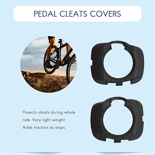 Piastre per scarpe da bicicletta, clip per scarpe da bicicletta, un paio di piastre per bicicletta con pedali a scatto per Wahoo Speedplay Zero Aero, piastre walk-in per pedali a scatto con hardware - Ysert