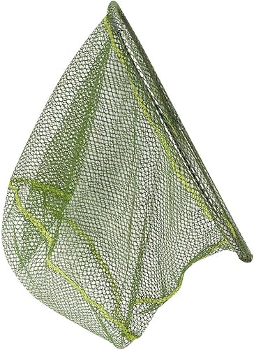 Guadino per Pesci, Guadino per Pesca Galleggiante Portatile Rete per Cattura di Pesci Rete per Pesci Pieghevole Rete per Pesci a 3 Strati con interfaccia da 8 mm(Verde) - Ysert