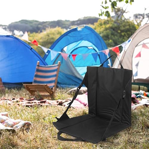 Nera da Bassa Leggera in Tessuto Oxford da Campeggio Pieghevole Portatile da Pieghevole - Ysert