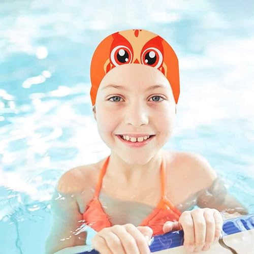AIYVELU 2 pezzi cuffia da bagno per bambini, cuffia da bagno in tessuto, cuffia da bagno per bambini, unisex, cuffia da bagno in tessuto per bambini da 1 a 8 anni - Ysert