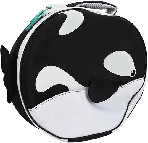 Borsa per Erogatore di Grande capacità, Borsa per Erogatore di Protezione Interna in Schiuma con Cerniera a 2 Vie, Design con Animali Marini, Borsa con Tasca Esterna (Disegno - Ysert