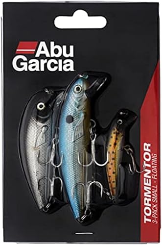 Abu Garcia Tormentor Minnow Crankbait Wobbler – Confezione da 3 – Vane Hardbait Wobbler – Forelle, Barsch, Lachs, Hecht, lucioperca - Ysert