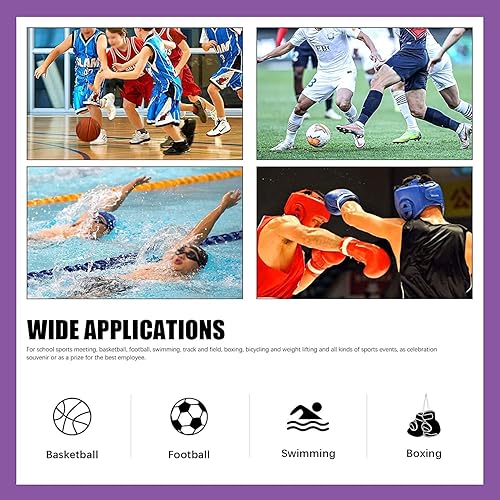 10 Pezzi Medaglie Premiazioni Metallo,Medaglie Bambini Metallo,Winner Medaglia con Nastro Collo,Medaglia Premi per Giochi Sportivi,Feste a Scuola,Bomboniere - Ysert