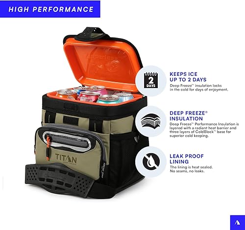 Arctic Zone Titan Deep Freeze Cooler - Dispositivo di Raffreddamento Senza Cerniera per hardbody - Isolamento Deep Freeze, Fodera HardBody e SmartShelf - Ysert