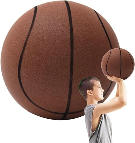 Silent - Canestro da basket in schiuma, 18/21/24 cm, per interni, silenzioso, per interni - Ysert