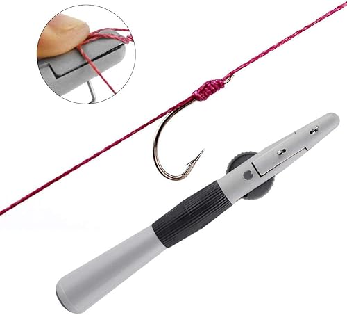 Set di Anelli per Ami da Pesca, Singolo e Doppio Gancio per Annodare Anelli per Nodi Rapidi - Ysert