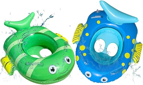 2 Pezzi Anello di Nuoto per Bambini Salvagente,Tigre Piscina Salvagente,Giraffa Circolo di Nuotare,Gonfiatore Swimming Float con Sedile per Bambino Giocattolo Ragazzi e Ragazze per 6 mesi a 4 anni - Ysert