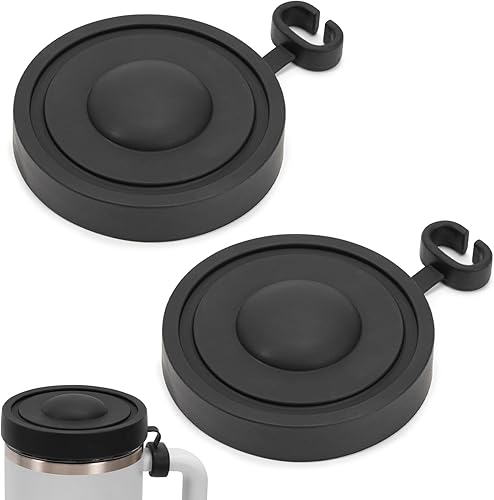 Stanley Cup - 2 coperchi di ricambio per Stanley Cup a prova di perdite, riutilizzabili (rosa) - Ysert