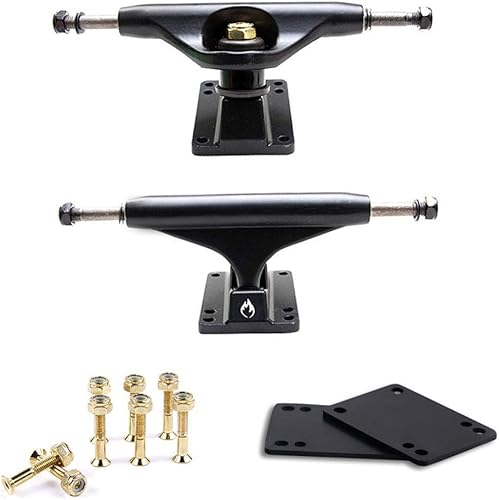 5 'Skateboard Trucks Piccolo Fish Board Staffa In Lega di Alluminio Skateboard Bridge, Guarnizione Ponte Chiodo Set Unisex Adulto Pro Skate Trucks - Ysert