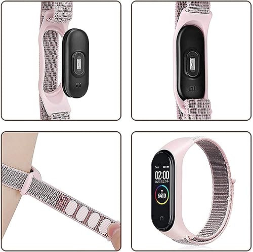 Niboow Cinturino per Xiaomi Mi Band 6/Mi Band 5/Mi Band 4/Mi Band 3/Amazfit Band 5, Nylon Regolabile Cinturini per Xiaomi Mi Band 6/Mi Band 5/Mi Band 4/Mi Band 3/Amazfit Band 5 - Ysert