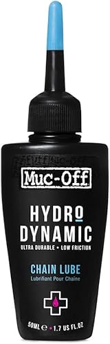 Muc-Off Hydrodynamic Chain Lube, 50 ml - Lubrificante Catena Bici Idrodinamico, Olio Catena Bici Antiattrito e Ultra Durevole - Per Tutte le Condizioni Atmosferiche - Ysert