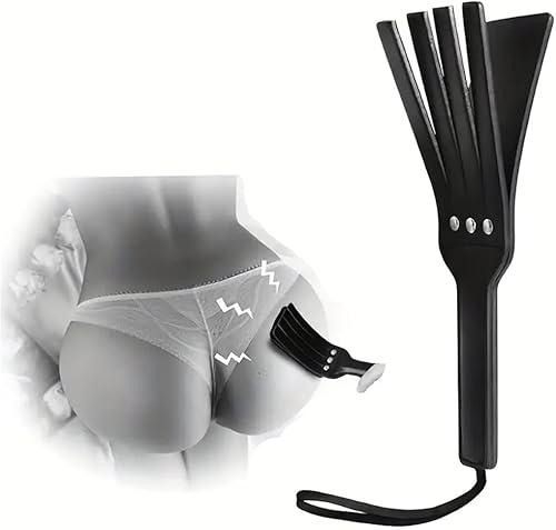 Frustino in Cuoio Nero Adatto per Dolci Giochi di Coppia - Ysert