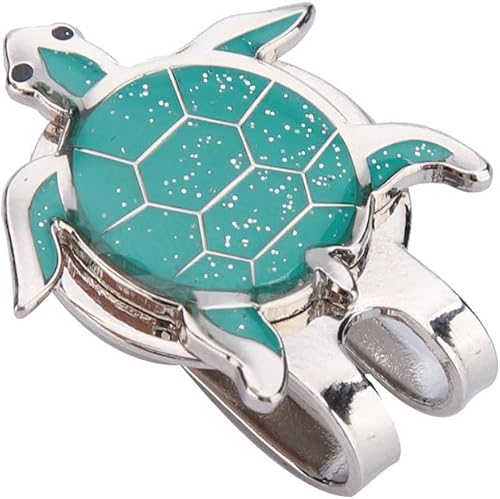 SUNGOOYUE Marcatore per Pallina da, Marcatore per Pallina Magnetica per Cappello da da Donna in Acciaio Inossidabile per Mazza da (Tortoise) - Ysert