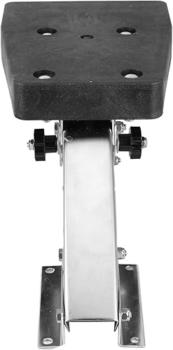 Supporto motore fuoribordo, supporto motore barca 25Hp Staffa in acciaio inossidabile 304 regolabile per sollevamento ausiliario kicker fuoribordo fuoribordo per motori a 2 tempi - Ysert