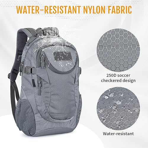 Zaino Tattico 25 Litri Militare Impermeabile, Leggero e Traspirante per Trekking, Campeggio, Caccia, Pesca e Viaggi - Ysert