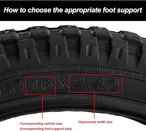 Oumers Cavalletto per Bici per Bambini, Cavalletto per Bicicletta monolaterale Cavalletto per Bambini 14-18 Pollici Cavalletto per Bicicletta duraturo Cavalletto Antiscivolo - Ysert