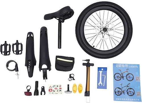 Bicicletta per bambini e ragazzi, bicicletta per bambini, mountain bike, mountain bike, mountain bike, unisex, per ragazzi/ragazze, per ragazzi e ragazzi di montagna, 18 pollici, diversi - Ysert