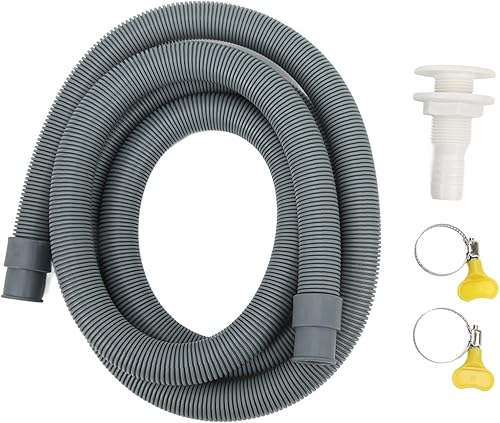 Tubo per Pompa di Sentina a Prova di Tenuta Kit Idraulico per Pompa di Sentina Marina con Fascette Stringitubo Passascafo per Barche Yacht Camper - Ysert