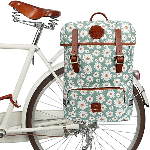 TOURBON - Borsa a tracolla per bicicletta, impermeabile, in tela, per viaggi, scuola - Ysert