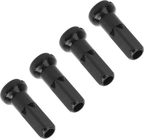 Alomejor 100 Pezzi di Raggio della Bicicletta in Lega di Alluminio Ruota della Bicicletta parlato Punte della Bicicletta parlato Cappuccio 14x6mm - Ysert