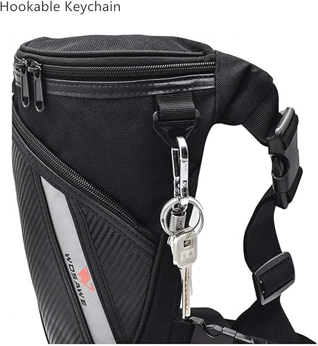 Borsa da Gamba Uomo, Impermeabile Marsupio per Casuale Viaggio Ciclismo Arrampicata Escursionismo Campeggio Equitazione Moto - Ysert