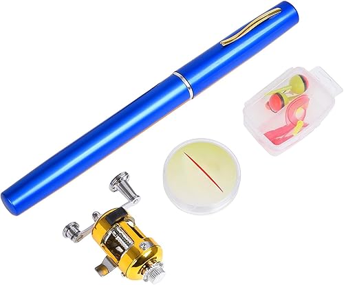 Canna Da Pesca Con Penna Tascabile - Penna Da Pesca Tascabile, Canne Da Pesca Con Penna Portatile | Canna Da Pesca Tascabile Combinata Con Canna E Mulinello, Penna Per Canna Da Pesca Da Viaggio, Canna - Ysert