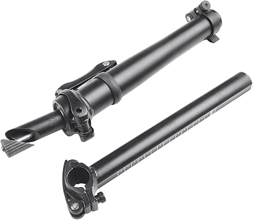 Stelo pieghevole elettrico,Set di steli riser pieghevole regolabile per bici pieghevole,25,4 mm - Ysert