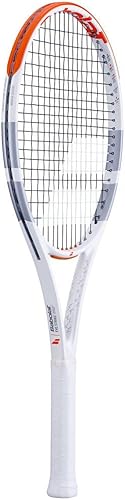 Babolat Evo Strike Unbesbeitet 290g Racchetta da Tennis Bianco - Rosso Impugnatura - Ysert