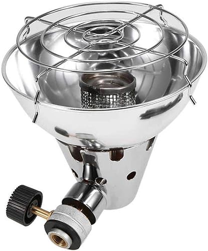 Campeggio Riscaldatore a Gas, Portatile Mini Riscaldatore con Supporto Regolabile e Borsa di Stoccaggio Stufa Esterna Pesca Caccia Tenda Riscaldatore per Inverno Picnic Escursionismo Viaggi - Ysert