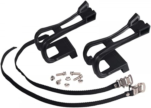 DONGKER Clip Pedali Bici,1 Paio Cinghie Pedale per Bicicletta Puntapiedi per MTB Cyclette Spin Bike - Ysert