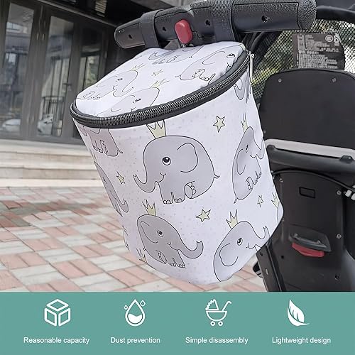Cestino per bicicletta per bambini, per bambini e bambini, adatto per scooter triciclo bicicletta per bambini - Ysert