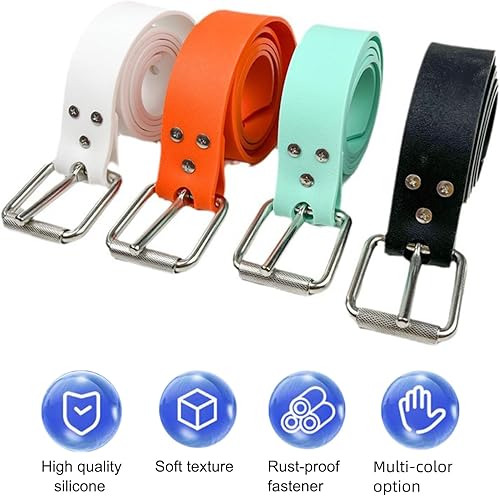 Cintura per pesi per immersioni gratuite, cintura in gomma marsigliese di alta qualità, con fibbia a sgancio rapido, 135 cm - Ysert