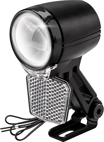Luce Della Bicicletta LED 50 LUX E-Bike E StVZO, Lampada Da Bicicletta, Illuminazione Anteriore Della Bicicletta, Illuminazione Anteriore Della Bicicletta, Faro con Piastra Di Raffreddamento In - Ysert
