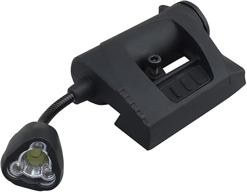 Luce Tattica per elmetto con Accessori per elmetti Militari, LED Pieghevoli IR Verde Rosso Bianco per la Caccia all'aperto Night-Evolution - Ysert