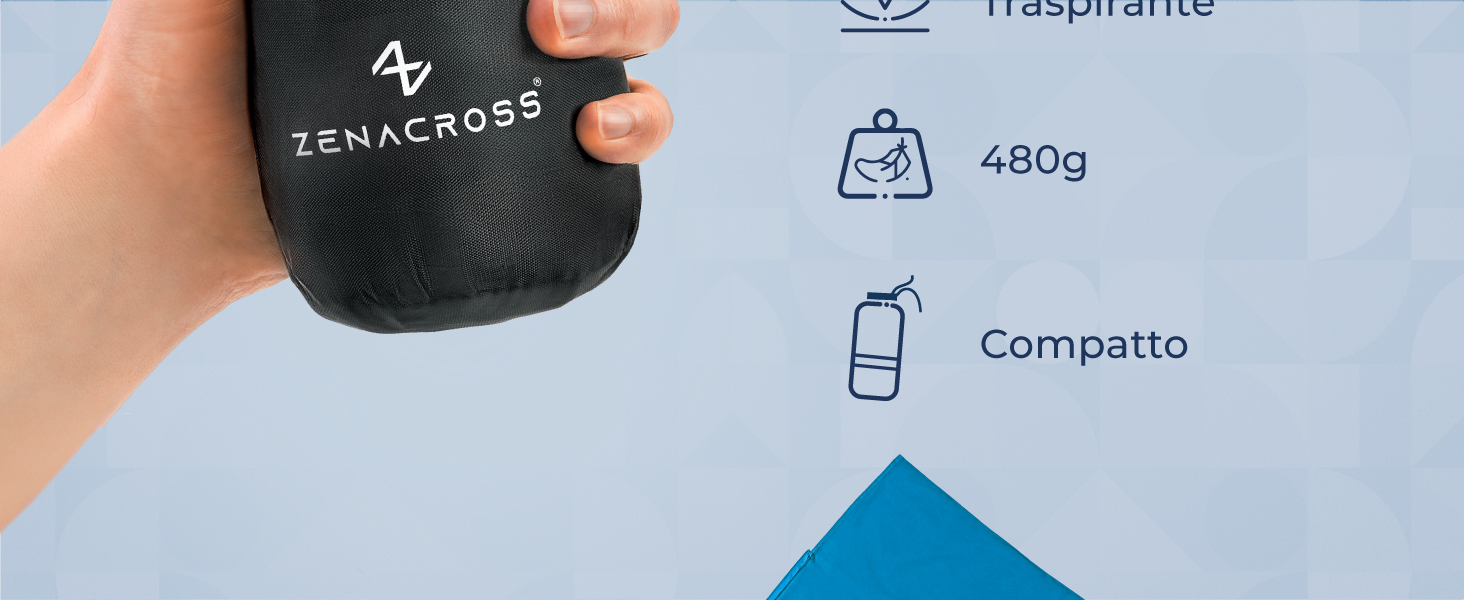 Zenacross - sacco a pelo ultraleggero
