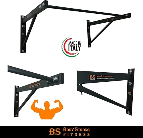 Barra Sbarra per Trazioni da Esterno Pullup & Muscleup Bicipiti-120X90 cm+KIT FISSAGGIO - Ysert