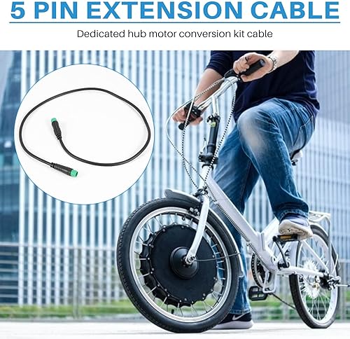 Bicicletta elettrica bicicletta elettrica 5 pin maschio a spina display cavo cavo spina per motore medio BBS01/BBS02/ - Ysert
