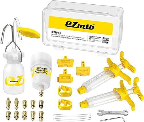 Kit Spurgo Freni Bicicletta, Freni a Disco Idraulico Universale Kit di Attrezzi Bici Sfiato Kit Spurgo Freni per Shimano, Magura, Tektro, Serie SRAM e Mountain Bike - Ysert