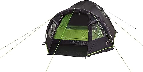 High Peak Talos 3, Tenda Unisex-Adulto, Grigio Scuro/Verde, 330 x 190 x 130/110 cm - Ysert