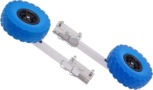 Carrello per kayak Gommone Sup Trolley Kayak Accessori Carrello di trasporto Pieghevole Barca Gonfiabile Trailer Ruote 150 kg Portata per Gommoni, Rimorchi e Barche - Ysert